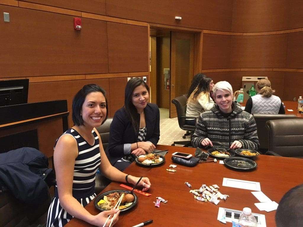 Photo of people in the article