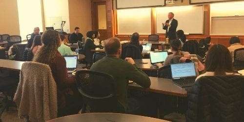Photo of people in the article